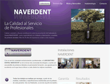 Tablet Screenshot of naverdent.com